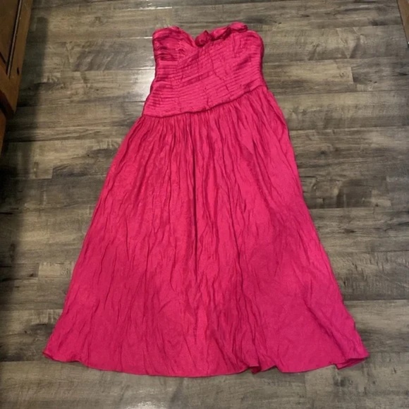 NWT Free People Make An Entrance Maxi Dress Pink NWT size 2 - Picture 6 of 9